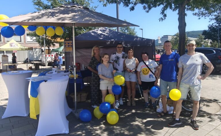 Unser erster Auftritt als Verein – ProVision Nothilfe e.V. beim Bahnstadtfest